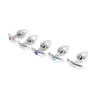 Kiotos - Aluminium Handle Buttplug Purple Gem 2,8 cm