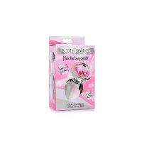 Pink Gem Glass Anal Plug Large
