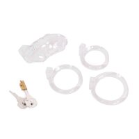 Plastic Chastity Cage Clear