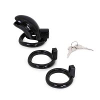Plastic Chastity Cage Black