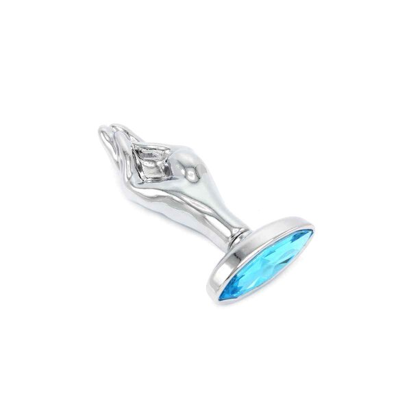 Kiotos - Fist Buttplug Blue Gem M 1,9 cm
