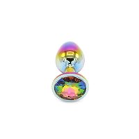 Rainbow Butplug with Gem S