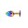 Rainbow Butplug with Gem S