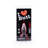 I Love Butt - Classic Plug XS Black 3,3 cm