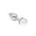 Kiotos - Anal Plug Ball Gem Clear 2,8 cm