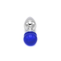 Anal Plug Ball Gem Blue