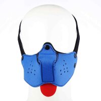 Neoprene Puppy Dog Blue Mouth Mask