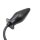 Inflated Anal Spade Plug Black