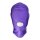 Purple BDSM Hood Mouth Only