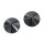 Metal Round Nipple Covers Black