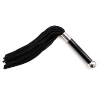 Black Flogger With Acrylic Handle