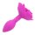 Kiotos - Pink Rose Silicone Anal Plug 3 cm