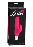 Silicone Rabbit Vibrator Red