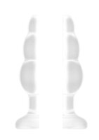 No.49 Small Hollow Tunnel Butt Plug Translucent 3,2 - 4,3 cm
