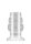 No.49 Small Hollow Tunnel Butt Plug Translucent 3,2 - 4,3 cm