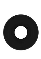 No.50 Medium Hollow Tunnel Butt Plug Black 4,2 - 5,7 cm