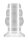 No.51 Large Hollow Tunnel Butt Plug 5 Inch Translucent