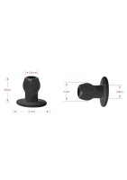 Tunnel Plug Medium Transparent 5,2 cm