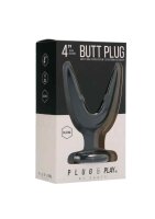 Butt Plug Split #1 Black 6,3 cm