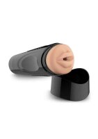 Self Lubrication Easy Grip Masturbator XL Oral Flesh