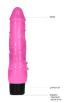 8 Inch Fat Realistic Dildo Vibe Pink
