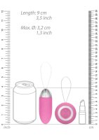 Luca Rechargeable Remote Control Vibrating Egg Pink