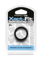#11 Xact-Fit Cockring 2-Pack Black