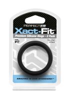 #17 Xact-Fit Cockring 2-Pack Black