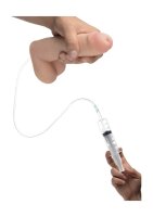 Loadz 8 Inch Realistic Dual Density Squirting Dildo - Flesh