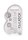 6" / 15 cm Realistic Dildo With Balls - Transparent