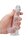 6" / 15 cm Realistic Dildo With Balls - Transparent