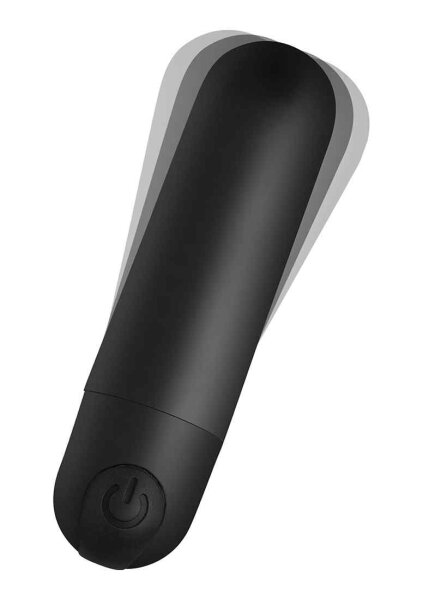BANG! Vibrating Bullet with Remote Control - Black
