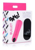BANG! Vibrating Bullet with Remote Control - Pink