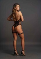 Open-Cup Strappy Teddy One Size
