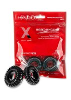 Perfect Fit Blend Premium Stretch Ribbed Ring 2-pack - Black