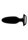 Finger Grip Plug #3L - Black 5 cm