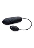 7X Pulsing Rechargeable Silicone Bullet - Black