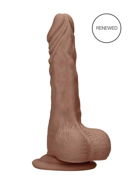 Dong with testicles 7" Tan