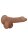 Dong with testicles 7" Tan