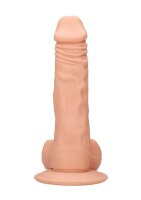 Dong with testicles 8" Flesh