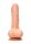 Dong with testicles 8" Flesh