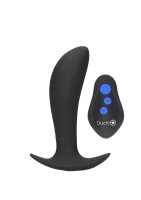 Ouch! E-stim & Vibrating Butt plug with Remote - Black
