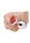 Gemstones Red Jasper Heart Medium Anal Plug