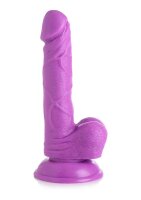 POP Dildo with Balls - Purple 16.5cm