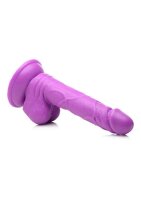 POP 6.5" Dildo with Balls - Purple