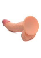 POP Dildo with Balls - Light 19cm