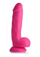 POP Dildo with Balls - Pink 21cm