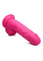 POP Dildo with Balls - Pink 21cm