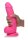 POP Dildo with Balls - Pink 21cm