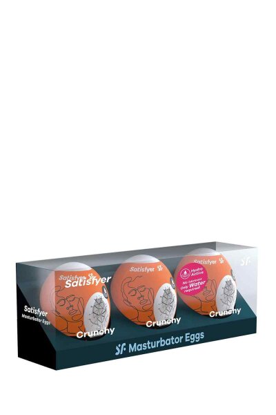 Satisfyer Masturbator Egg 3er Set Chrunchy